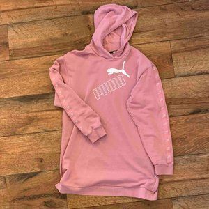 pink Puma sweatshirt dress (M)